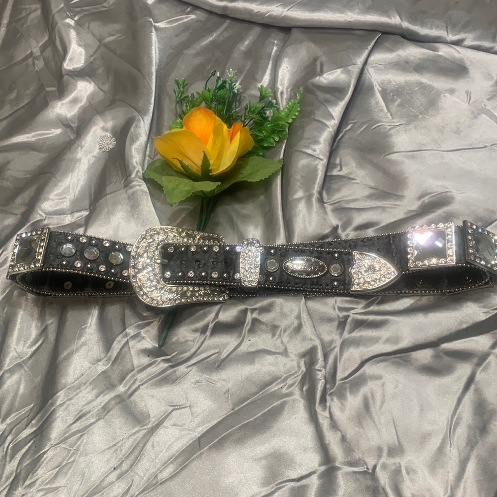 🌹W.B. Atlas Accessories • Vintage Beautiful Blinged Women’s Western Style Belt